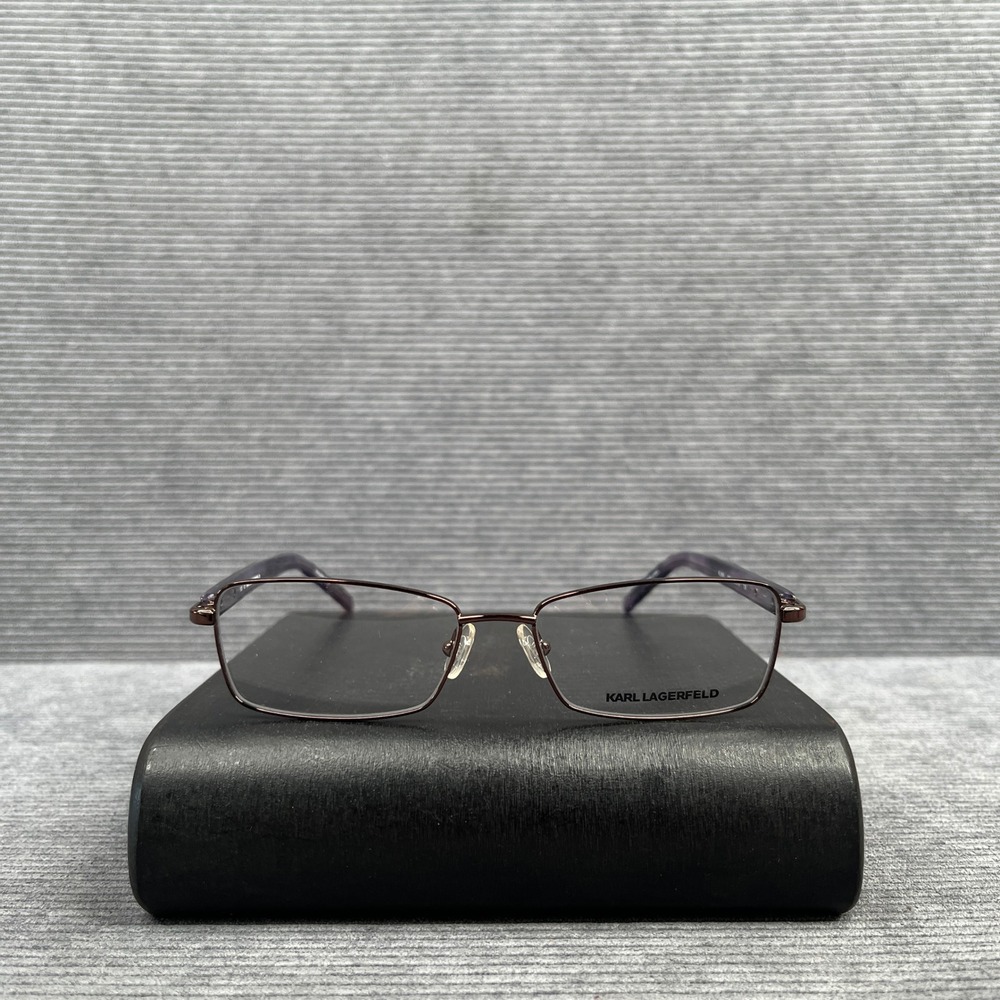 Karl Lagerfeld KL209 506 Burgundy Purple Rectangular Y2k Eyeglass Frames
